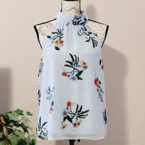 NWT Tahari Floral Halter Blouse